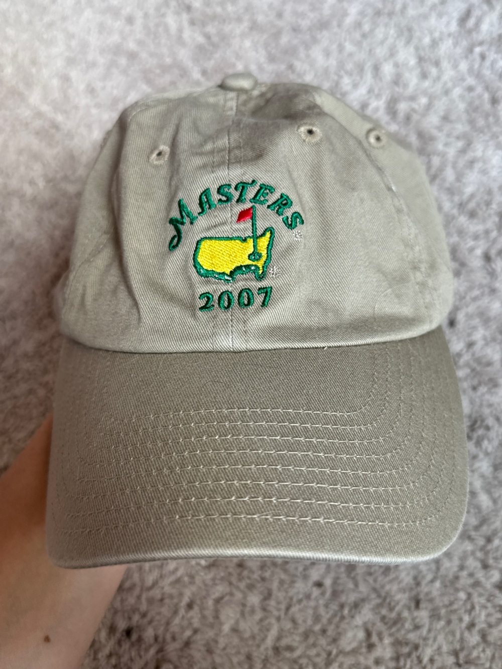 Augusta National Masters Hat Beige 2007